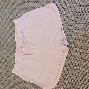 Women's size XL baby pink sweat shorts